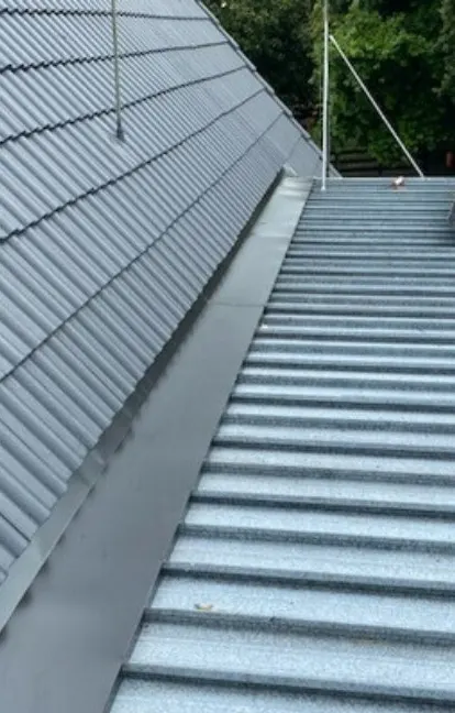 Auckland roof leak repair and tile replacement — after
