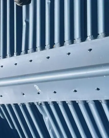 Flashing sealing and repair completed — after