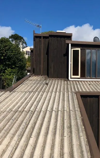 Full Iron Roof Replacement — before
