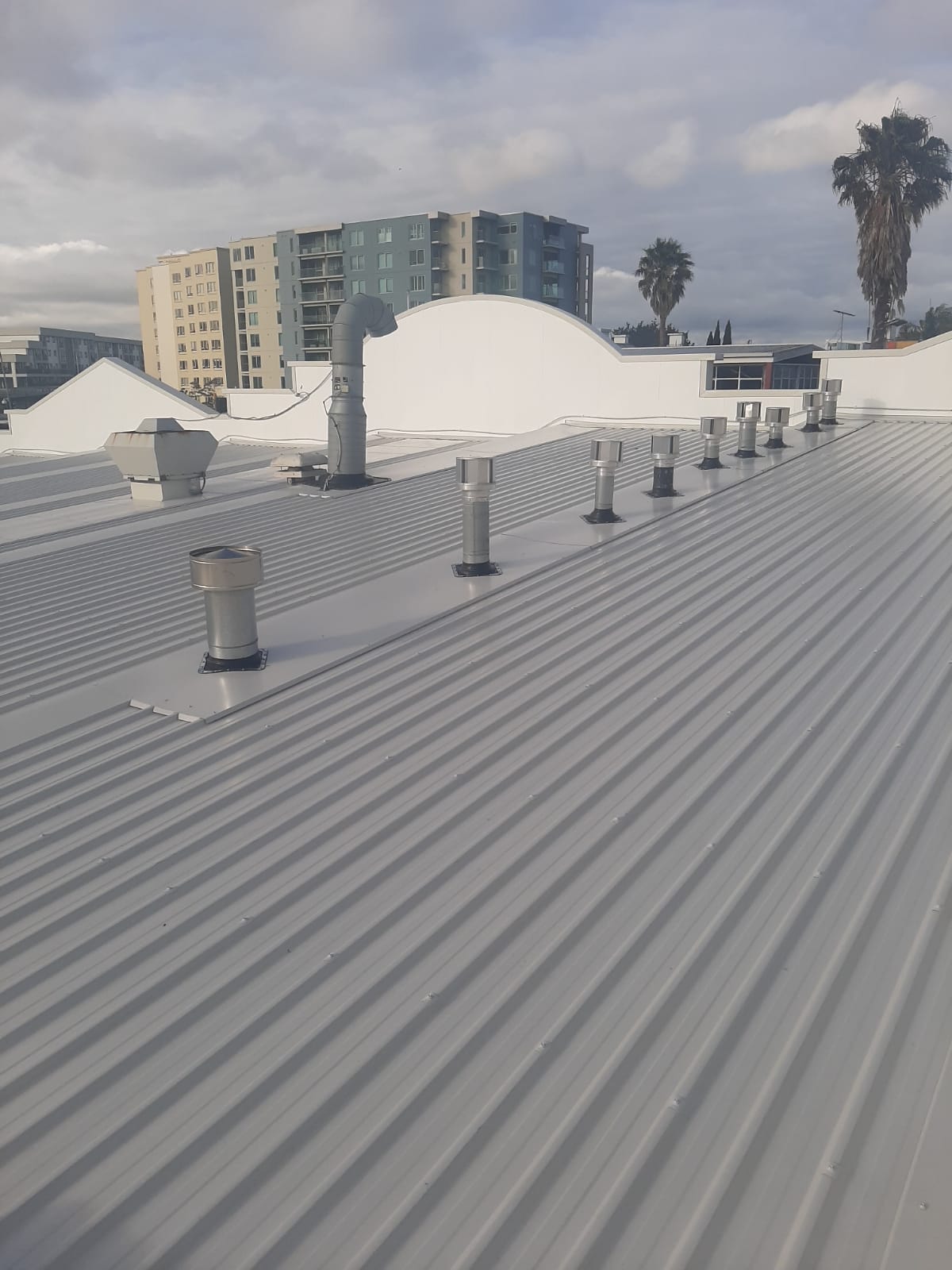 Iron roof replacement