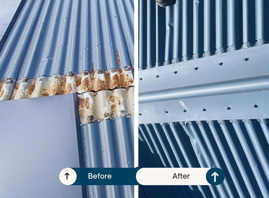 Flashing sealing and repair completed