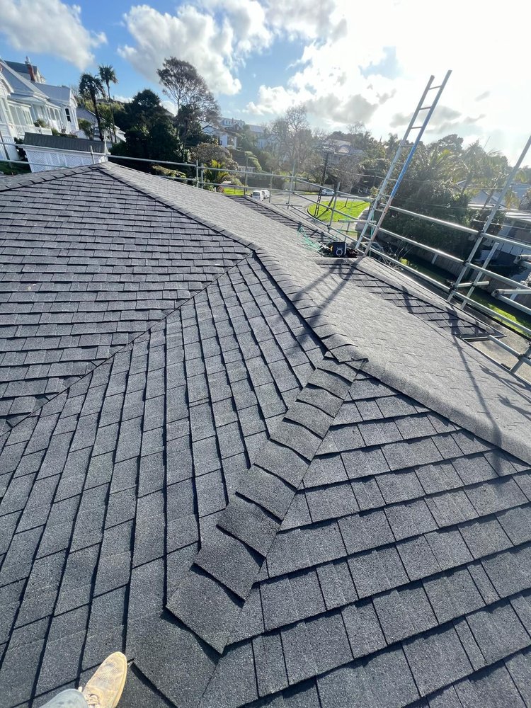 Close up of cedar shingle texture