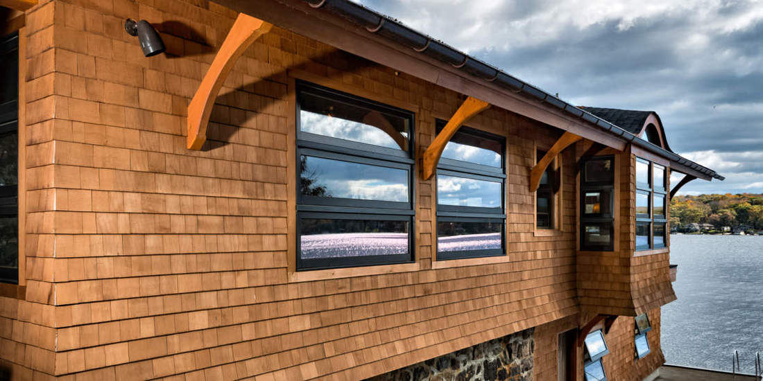 Completed timber shingle roof Auckland