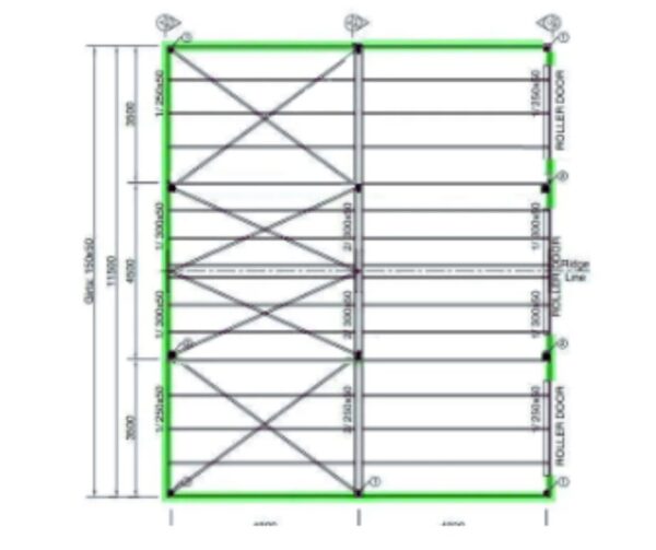 Large American Barn Kitset - 11.5m x 9.5m - Image 2
