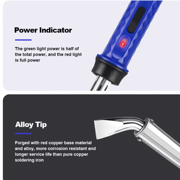Intelligent High-Power Electric Soldering Iron 100W - Image 6