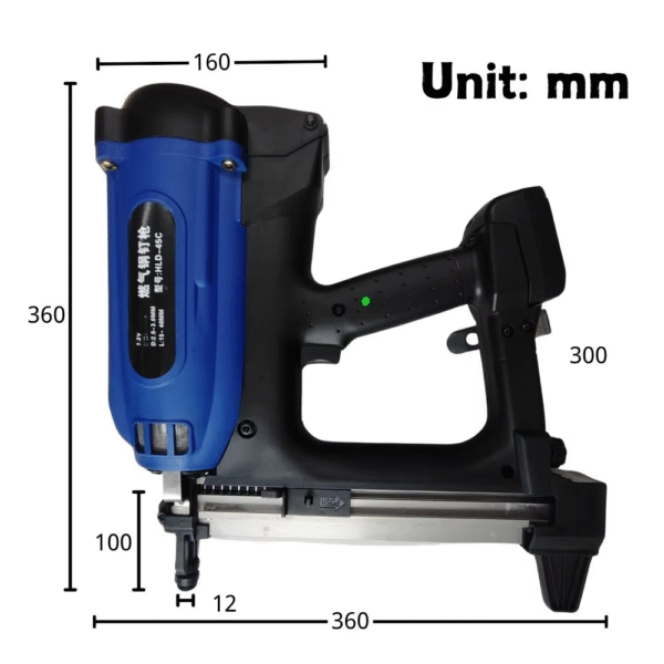 Multifunction Adjustable Cordless Fast Gas Nailer Gun for Woodworking Concrete Door Trough Decorative Fixed - Image 2