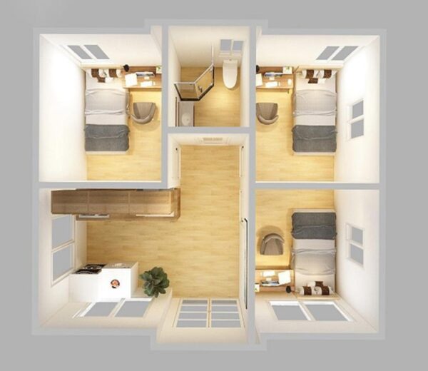 Spacious 1-Bedroom Cabin with Expandable Design - Image 11