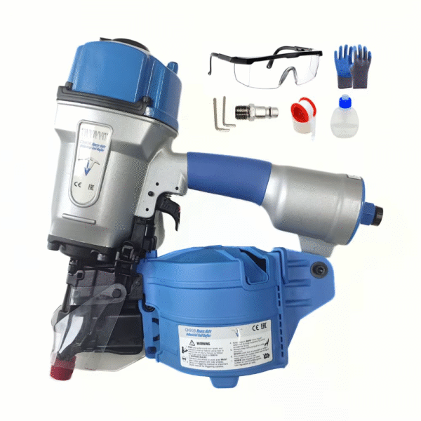 Siding Nail Gun 15-Degree Air Coil Framing Fencing Nailer for Fiber Cement Cedar Shake - Image 2