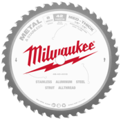 Milwaukee 203mm (8") 42T Metal Med-Thick & Stainless Circular Saw Blade w/ Cermet Carbide Teeth