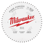 Milwaukee® 254mm (10") 60T Wood Circular Saw Blade – Fine Finish