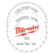 Milwaukee 184mm (7 1/4") Wood Circular Saw Blade Twin Pack 24 Tooth Framing & 40 Tooth Fine Finish Blades