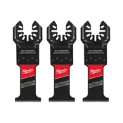 Milwaukee 35mm (1 3/8") OPEN-LOK NITRUS CARBIDE Extreme Materials Blade (3 Pack)
