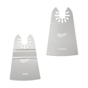 Milwaukee 50mm (2") Rigid & 50mm (2") OPEN-LOK Flexible Scraper Variety (2 Pack)