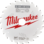 Milwaukee® 184mm (7 1/4") 24T Wood Circular Saw Blade – Framing