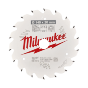 Milwaukee® 140mm (5 1/2") 18T Wood Circular Saw Blade – Framing
