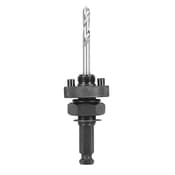 Milwaukee® Hole Saw Large Quick-Change Arbor – No Wobble, 7/16" Shank