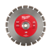 Milwaukee® 350mm (14") Diamond Asphalt & Green Concrete Segmented Blade