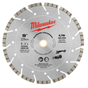 Milwaukee® 230mm (9") Universal Diamond Segmented Blade