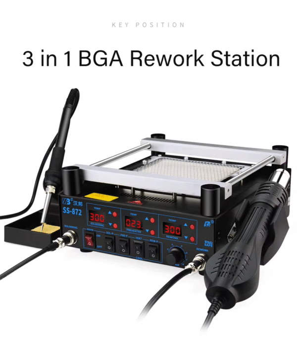 Soldering Station Hot Air Soldering Rework Station for Mobile Phone Pcb Components Repair - Image 4