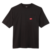 Milwaukee Heavy Duty Pocket Tee Short Sleeve – Black, XL