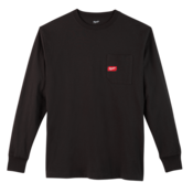 Milwaukee Heavy-Duty Long Sleeve Pocket T-Shirt – Black, XL