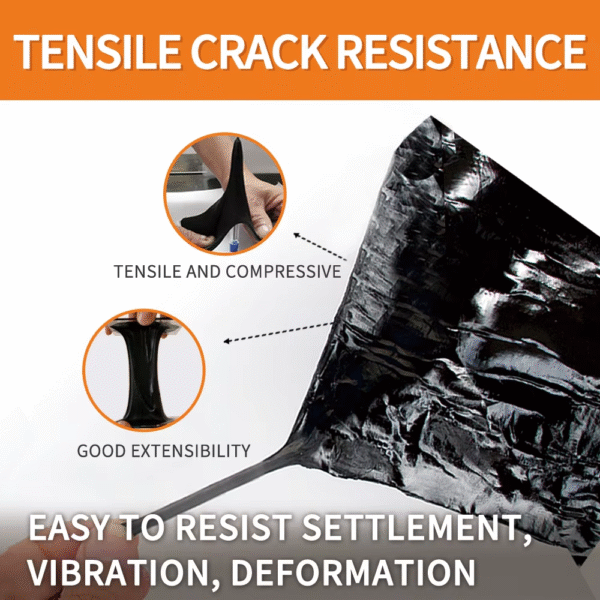 Waterproof Tape High Temperature Resistance Aluminum Foil Thicken Butyl Tape Wall Pool Roof Crack Duct Repair Sealed Self Tape - Image 6