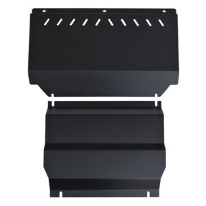 Heavy-Duty Black Bash Plate Set for Mitsubishi Triton ML & MN (2006-2015) – 3mm Intercooler & Sump Guard