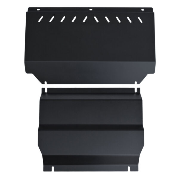 Heavy-Duty Black Bash Plate Set for Mitsubishi Triton ML & MN (2006-2015) – 3mm Intercooler & Sump Guard