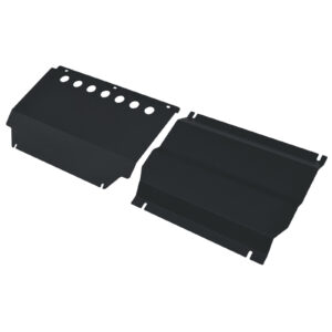 Black Bash Plate Set for Mitsubishi Triton ML-MN 2006-2015 | Steel Front & Sump Guard Combo | Maximum Underbody Protection, Impact-Resistant
