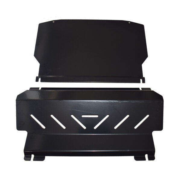 Black Bash Plate Set Fit For Mitsubishi Pajero NS NT NW NX Underbody Guard 2006-2022 - Image 2