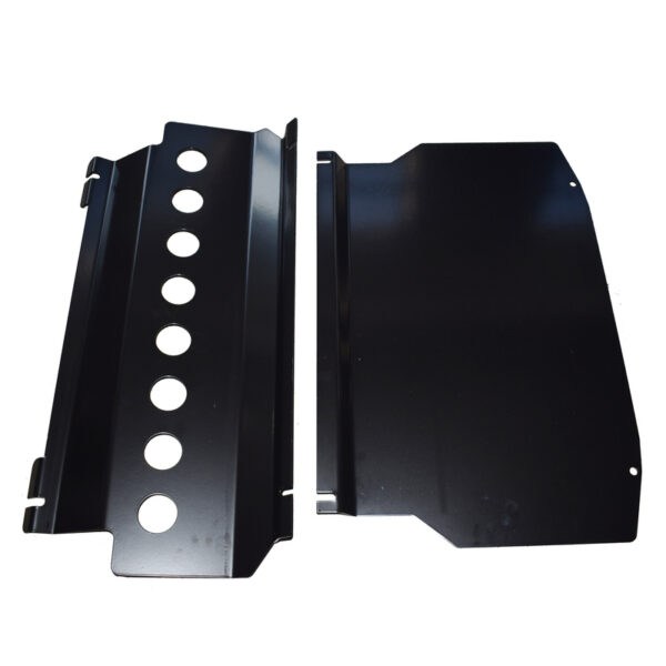 Black Bash Plate Set for Mitsubishi Pajero NS NT NW NX 2006-2022 | Underbody Protection Guard | Impact-Resistant, Steel, Moisture-Proof - Image 3