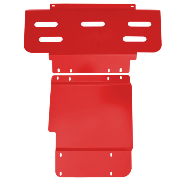 4mm Red Bash Plate for Nissan Navara NP300 Series 1 & Series 2 (2015-2017) – Maximum Engine & Underbody Protection