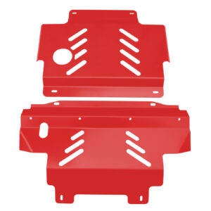 Heavy Duty 4mm Red Bash Plate for Nissan Navara D40 2005-2011 ST ST-X RX – Maximum Engine & Underbody Protection