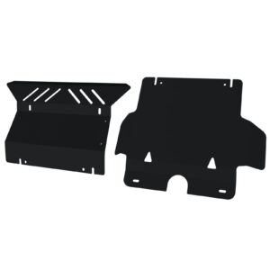 2pcs Bash Plate Fit For Toyota Hilux N70 SR SR5 2005-2015 3mm Red Front Guard Protection