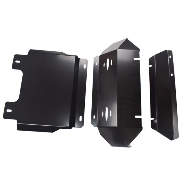 3 Pcs Bash Plate Set Sump Guard for Toyota Hilux N80 SR SR5 2015-2021 Revo (Black) – Premium Engine Protection - Image 2