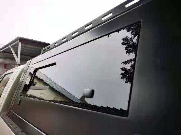 Black Steel Tub Canopy Fit For Dmax 2012+/Ford Ranger T6 2012+/Mit Triton 2024 MV/LDV T60 2020+/BT50 2020+ - Image 3