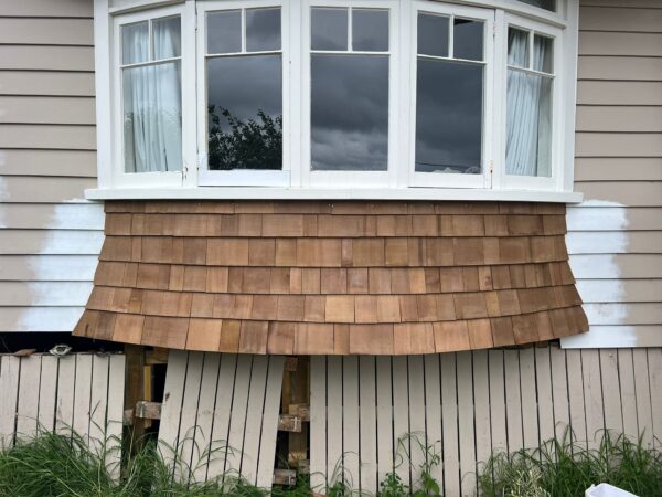 Natural Cedar Shingles for Bay Window and Dormer Roof - Image 3