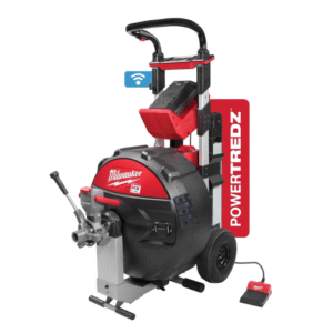 MX FUEL Sewer Drum Machine w/ POWERTREDZ Lift Assist