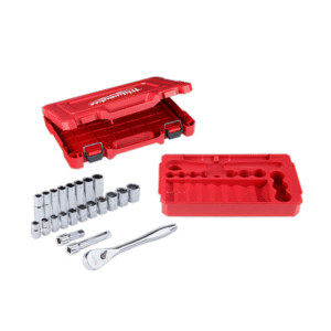 Milwaukee 1/2" Drive Socket Set, 22pc SAE