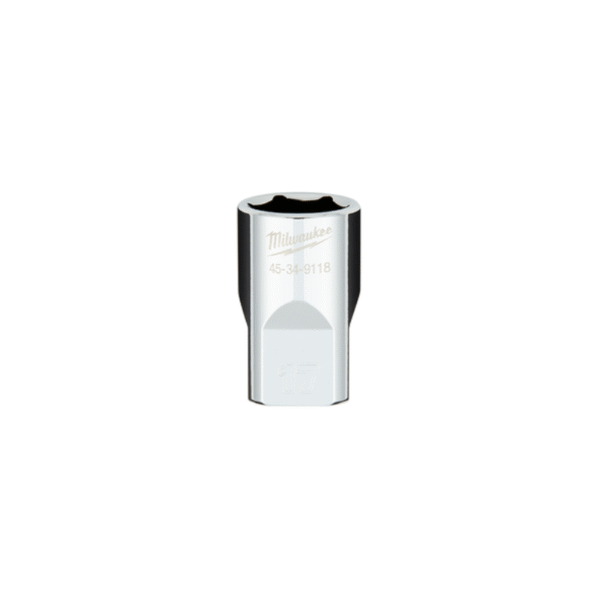 Milwaukee 1/2" Drive Deep Socket 17mm (6-Point)