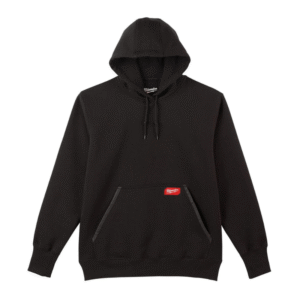 Heavy Duty Pullover Hoodie Black - S