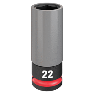 1/2" Drive Wheel Nut Socket 22mm (6p) Thin Walled