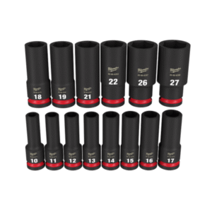 1/2" Dr Deep Impact Socket Set 14pc Metric (6p) Case
