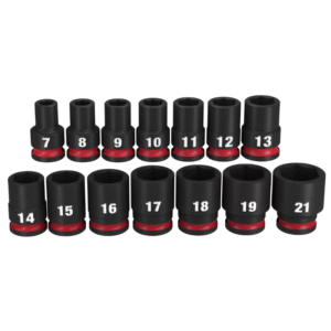 3/8" Dr Deep Impact Socket Set 14pc Metric (6p)