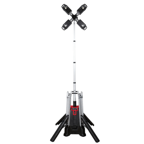 Milwaukee MX FUEL Tower Light with Charger – High-Performance Jobsite Lighting Solution