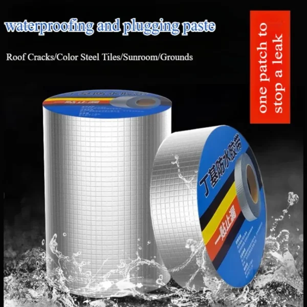 10/20/50Cm Waterproof Tape Self-Adhesive Butyl Sealant Tape Roof Repair Sealing High and Low Temperature Resistance Sealant - Image 2
