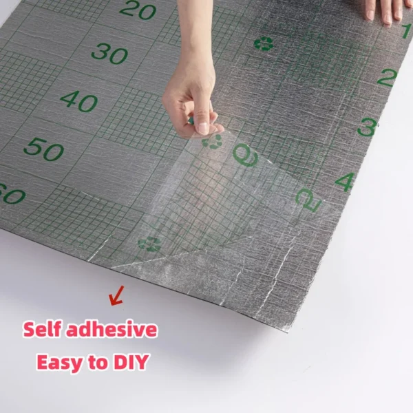 1 Roll Self-Adhesive Wall Panel Sxp Foam Stickers Peel and Stick 3D Wall Sticker Easy to DIY Suitable for Ceiling, Living Room - Image 4