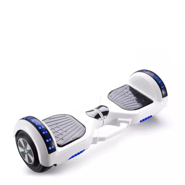 60cm Self-Balancing Hoverboard Scooter – Electric Hoverboard Skateboard (White)