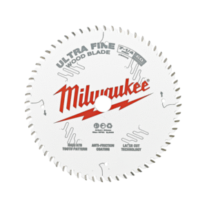 184mm (7 1/4") 60T Wood Circular Saw Blade Ultra Fine Finish