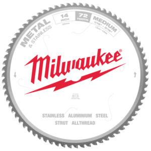 355mm (14") 72T Metal & Stainless Circular Saw Blade